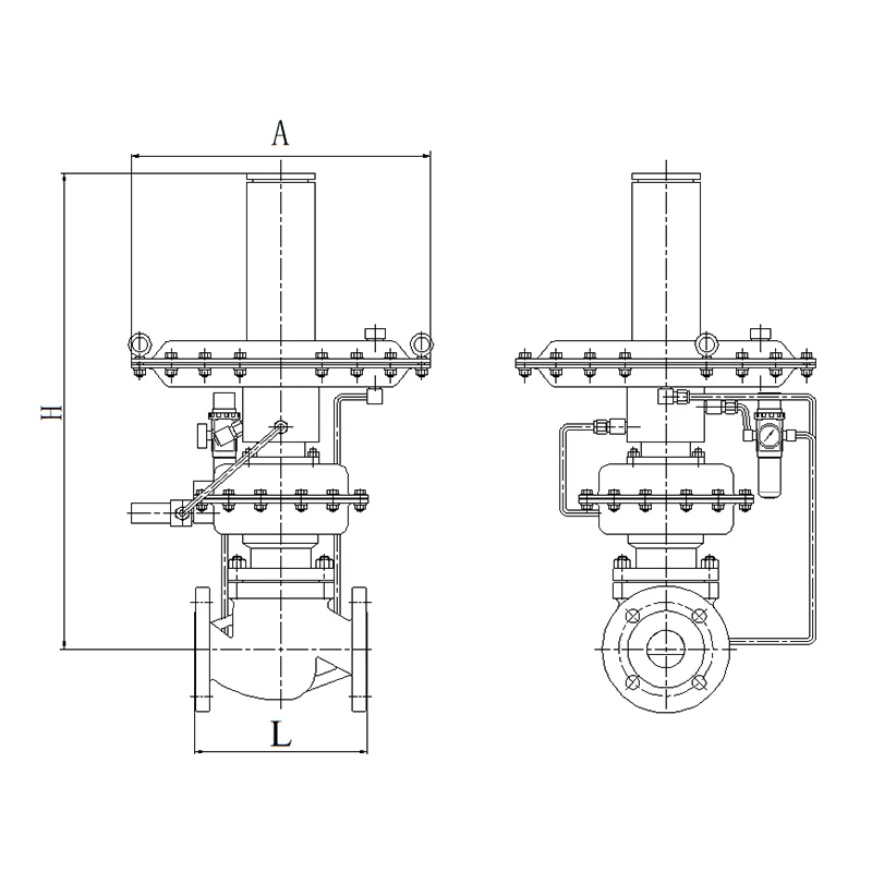ZZYP-Ⅱ Self-Operated Pressure Control Valve with Pilot