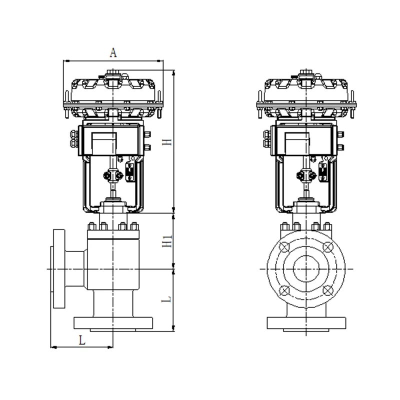 YSIQ(D)60 Intelligent Single-Seat Angle Control Valve