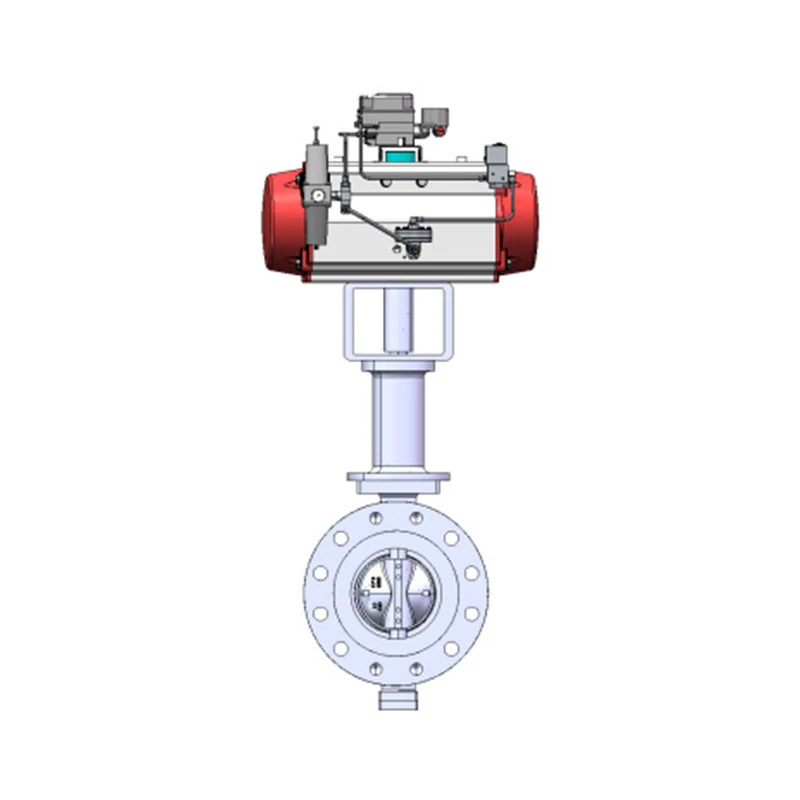 ZSHWED Cryogenic Triple Eccentric Butterfly Valve