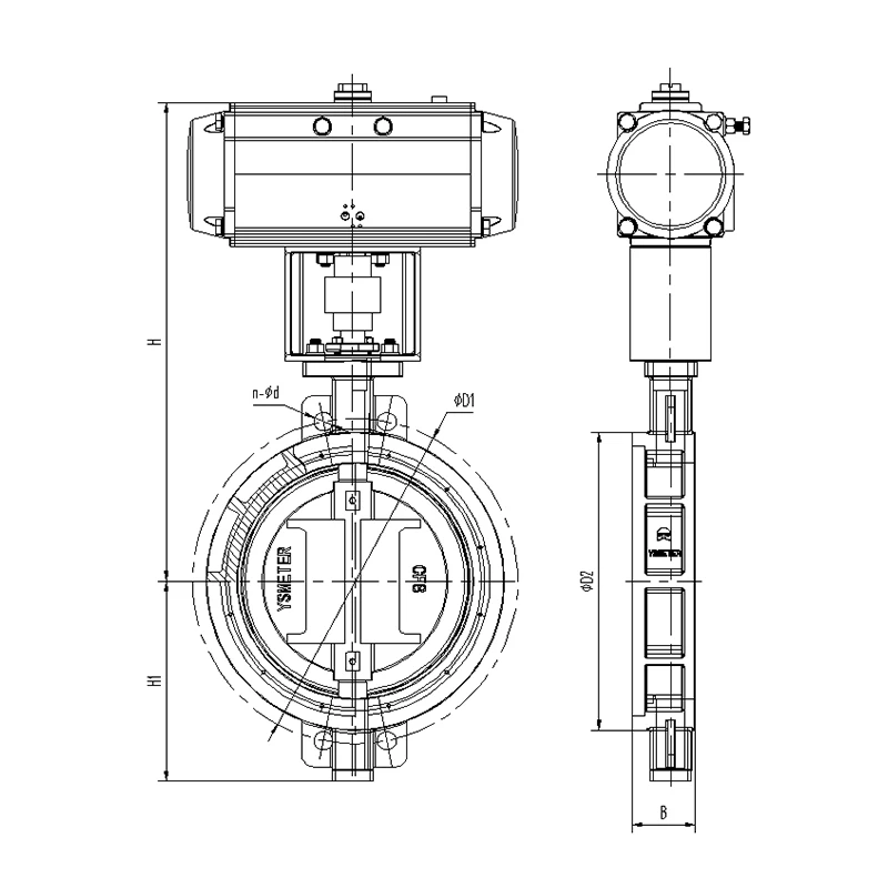 ZSH(DR)WB Double Eccentric Butterfly Valve