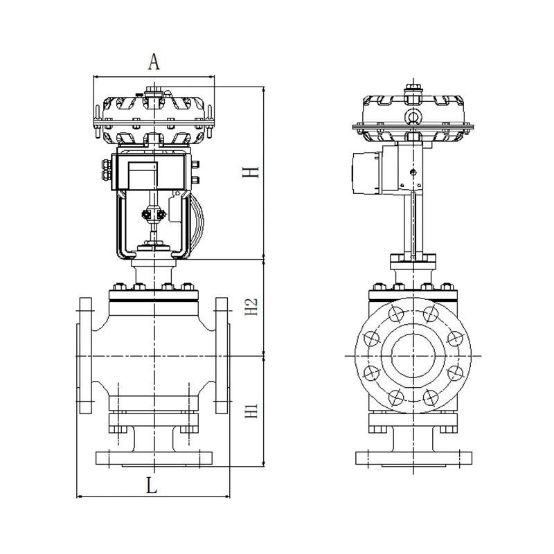 YSIQ(D)50 Intelligent Three-Way Control Valve
