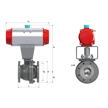 ZSH(DR)OY O-Type Metal-Sealed Shut-Off Ball Valve