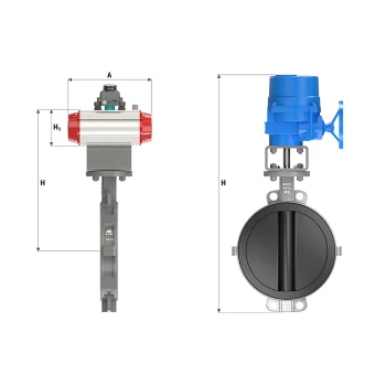 ZSH(DR)WJ/ZSH(DR)WF Rubber-Lined and Fluorine-Lined Butterfly Valve