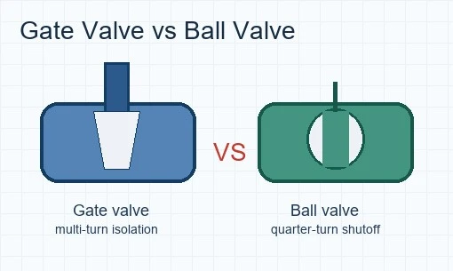 Gate Valve vs Ball Valve: Key Differences & How to Choose